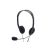 Ednet Stereo PC Headset with volume control Black