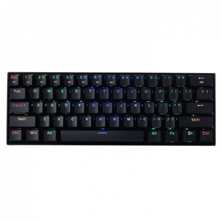 Redragon Draconic Compact RGB Wireless Blue Mechanical Tenkeyless Designed Bluetooth Gaming Keyboard Black HU