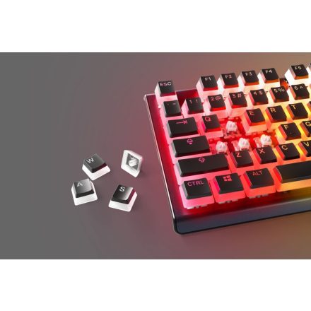 Steelseries PrismCAPS Universal Double Shot PBT Keycaps Black UK