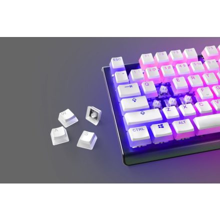 Steelseries PrismCAPS Universal Double Shot PBT Keycaps White UK