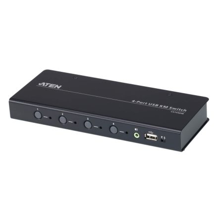 ATEN 4-port USB Boundless KM Switch + Cables