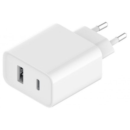 Xiaomi Mi 33W Wall Charger (Type-A + Type-C) White