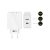 Goobay Dual USB Wall Quick Charge White