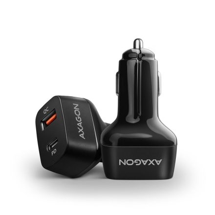 AXAGON PWC-PQ38 PD & QC Car Charger 38W Black