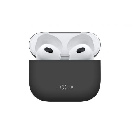 FIXED Silky szilikon tartótok az Apple Airpods 3-hoz, fekete