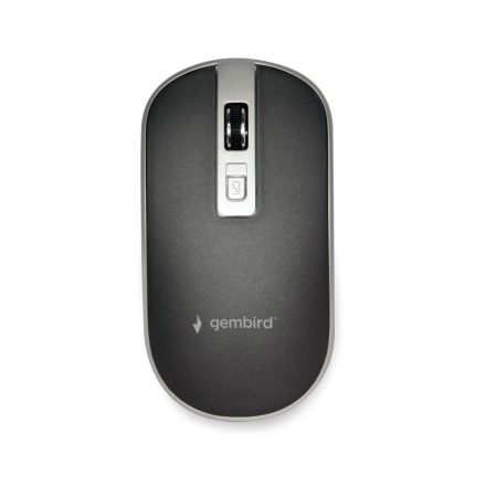 Gembird MUS-4B-06-BS Optical mouse Black/Silver