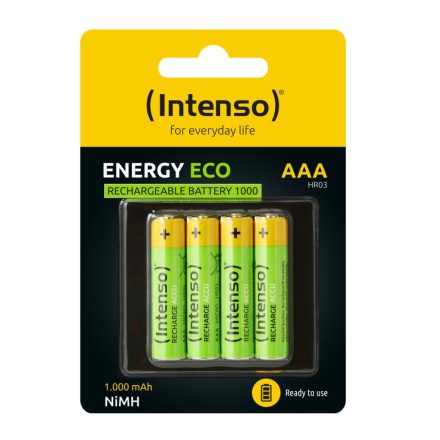 Intenso 1000mAh AAA Ni-MH akkumulátor 4db/csomag