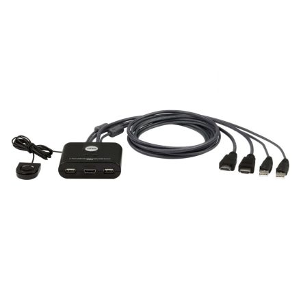 ATEN CS22HF 2-Port USB FHD HDMI Cable KVM Switch