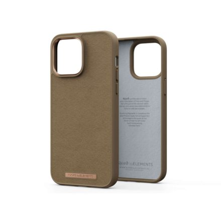 Njord Suede Comfort+ Case iPhone 14 Pro Max Camel