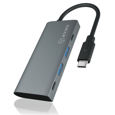 Raidsonic IcyBox IB-HUB1428-C31 4-Portos USB3.1 Type-C HUB Silver