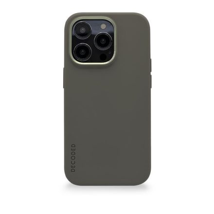 Decoded Silicone BackCover, olive - iPhone 14 Pro Max