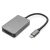 Digitus DA-70333 USB-C 2 Port High Speed Card Reader Space Gray