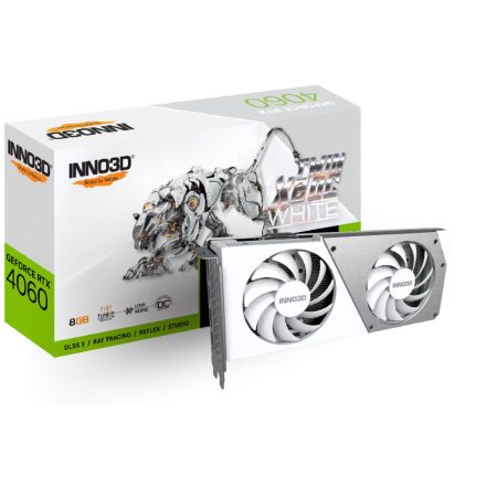 Inno3D GeForce RTX4060 8GB DDR6 Twin X2 OC White