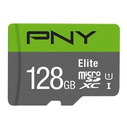 PNY 128GB microSDXC Elite Class 10 UHS-I V10 A1 + adapterrel