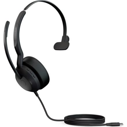 Jabra Evolve2 50 USB-C UC Mono Headset Black