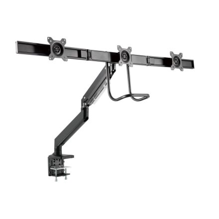 Gembird MA-DA3-03 Desk mounted adjustable monitor arm for 3 monitors 17"-27" Black