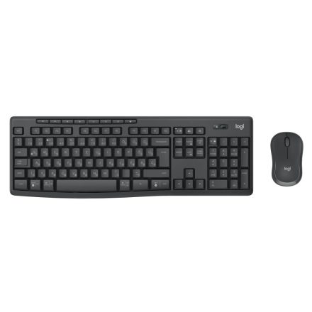 Logitech MK370 Wireless billentyűzet + optikai egér Black HU