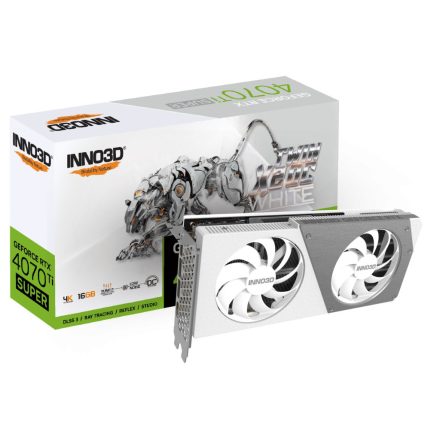 Inno3D GeForce RTX4070 Ti Super 16GB DDR6X Twin X2 OC White