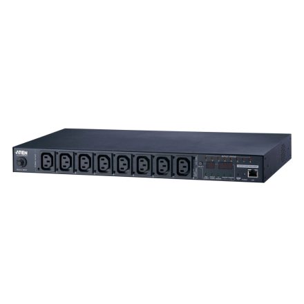 ATEN PE6108 15A/10A 8-Outlet 1U Metered & Switched eco PDU