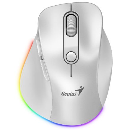 Genius Ergo 9000S Pro Wireless mouse Pearl White