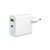 Gembird 2-Port 20W USB Fast Charger White