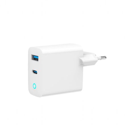 Gembird 2-Port 65W USB Fast Charger White