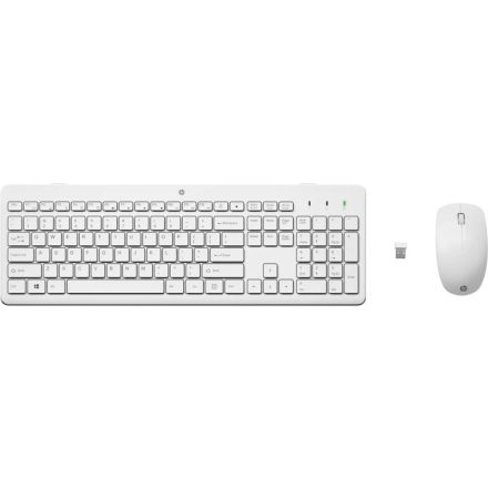 HP 230 Wireless Mouse and Keyboard Combo White HU