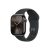 Apple Watch S10 Cellular 42mm Slate Titanium Case with Black Sport Band S/M