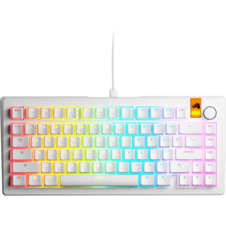 Glorious GMMK 3 HE 75% Prebuilt RGB Mechanical Gaming Keyboard White UK