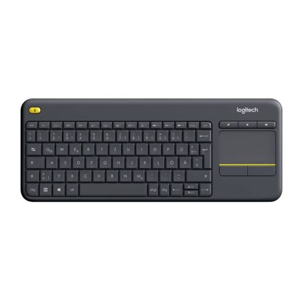 Logitech K400 Plus Wireless Touch Keyboard Black DE