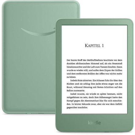 Amazon Kindle (2024) 6" E-book olvasó 16GB Matcha Green (Reklámos verzió)