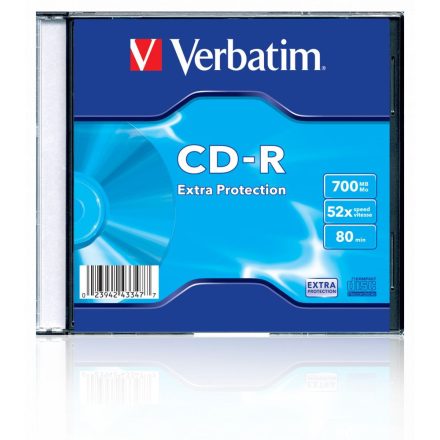 Verbatim DataLife CD-R 80 52x slim tok 1db/cs (1-es címke)