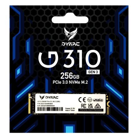 Dynac 256GB M.2 2280 NVMe G310