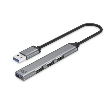 ACT AC6325 4-portos USB2.0 HUB Grey