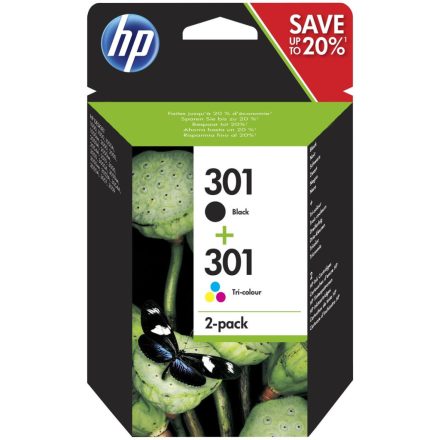 HP N9J72AE (301) Multipack tintapatron