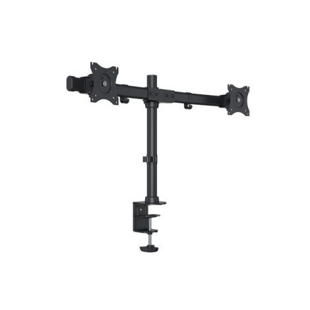 MULTIBRACKETS Asztali konzol (2 képernyős rögzítőkar), M Deskmount Basic Dual (15-27", max.VESA: 100x100 mm, 10 kg)