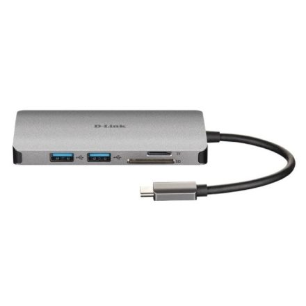 D-LINK USB-C HUB 3xUSB + 1xHDMI + 1xUSB Type-C + 1xSD + 1xMicroSD + 1xLAN, DUB-M810