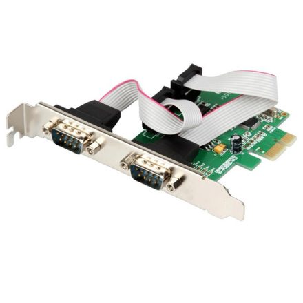 BLACKBIRD PCI-E Bővítőkártya 2x Soros RS-232 port