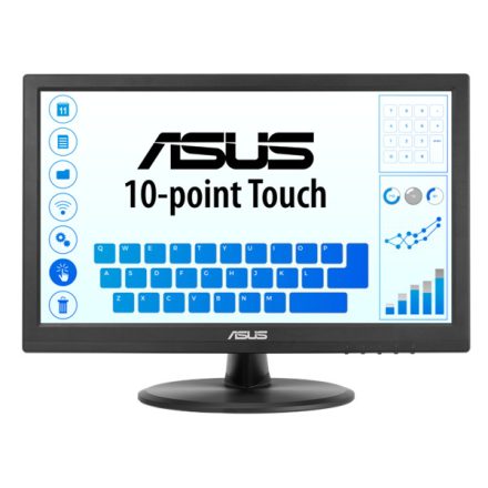 ASUS VT168HR LED Monitor 15,6" TN, 1366x768, HDMI/D-Sub, touch