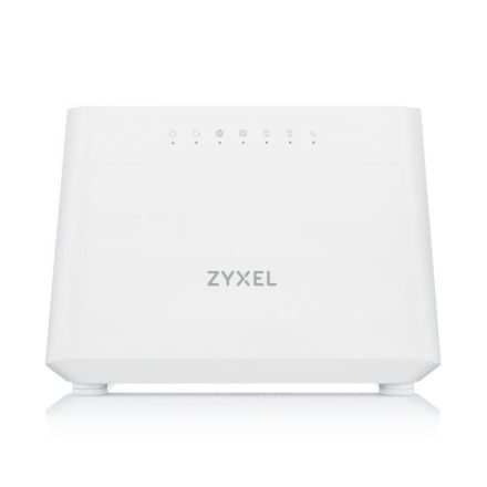 ZYXEL ADSL/VDSL2 Modem + Wireless Router Dual Band AX1800 + 4x(1000Mbps) + 1xUSB + 2xFXS port, DX3301-T0-EU01V1F