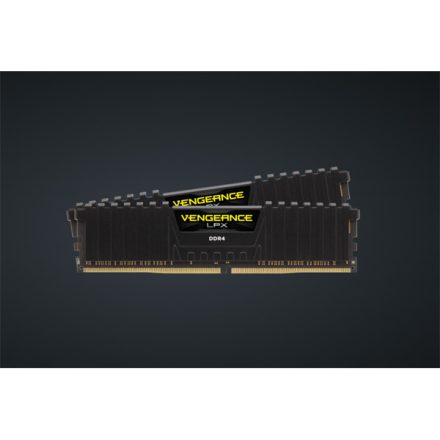 CORSAIR Memória VENGEANCE DDR4 16GB 2400MHz C14 (Kit of 2), fekete