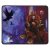 KONIX - DUNGEONS & DRAGONS "Curse Of Strah" Gaming Egérpad 49x49x270mm, Fekete-Piros