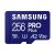 SAMSUNG Memóriakártya, PRO Plus microSDXC kártya 256GB, CLASS 10, UHS-I, U3, V30, A2, + Adapter, R180/W130