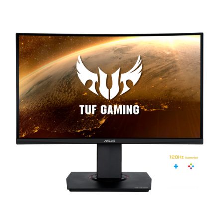 ASUS VG24VQR GAMING LED Monitor 23.6" VA, 1920x1080, 2xHDMI/Displayport, hajlított, 165Hz