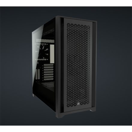 CORSAIR Ház 5000D AIRFLOW, Tápegység nélkül, Edzett Üveg, fekete