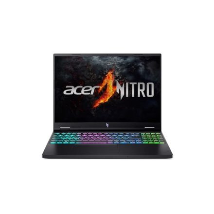 ACER Aspire Nitro AN16-73-540P, 16" WUXGA IPS, Intel Core i5-14450HX, 16GB, 512GB SSD, GeForce RTX 4050, DOS, fekete