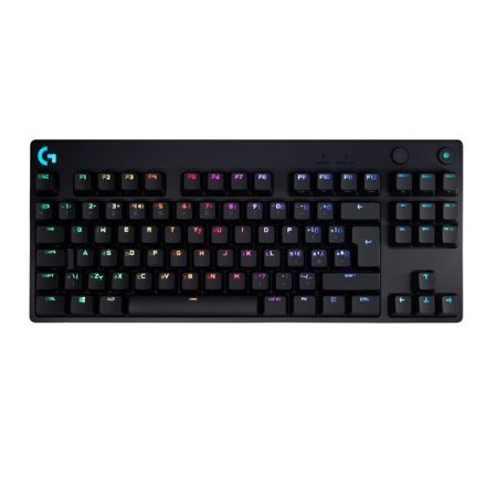 LOGITECH Billentyűzet - G Pro Lightspeed RGB Mechanikus Gaming Vezetékes TKL HUN, Fekete (Gravírozott)