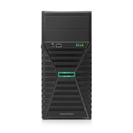 HPE torony szerver ProLiant ML30 Gen11, Xeon E-2414 Quad-Core 2.60GHz, 1x32GB, 2x1TB HDD 4xLFF, VROC RAID, 350W