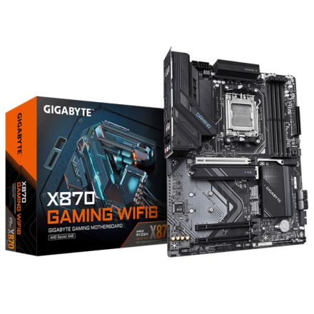 GIGABYTE Alaplap AM5 X870 GAMING WIFI6 AMD X870, ATX