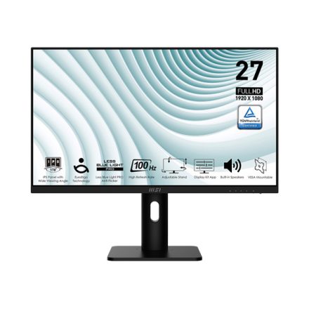 MSI Monitor Business PRO MP273AP 27" FHD 1920x1080, IPS 16:9 100Hz, 1ms, 1000:1, HDMI, DP, VGA, Pivot, Black